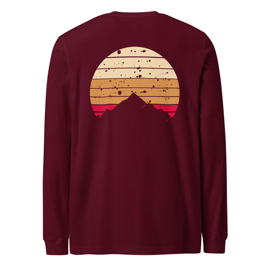 Men's Peak Long Sleeve - Maroon