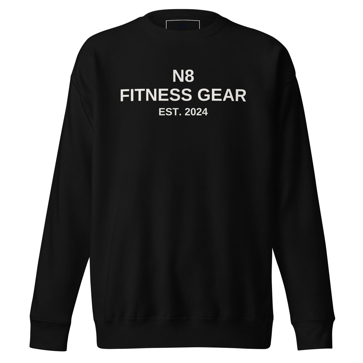 Men’s Fitness Gear Sweatshirt - Black/Oatmeal