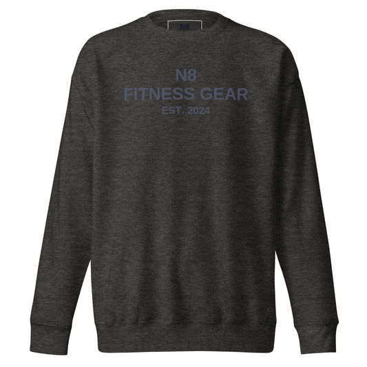 Men’s Fitness Gear Sweatshirt - Charcoal/Navy