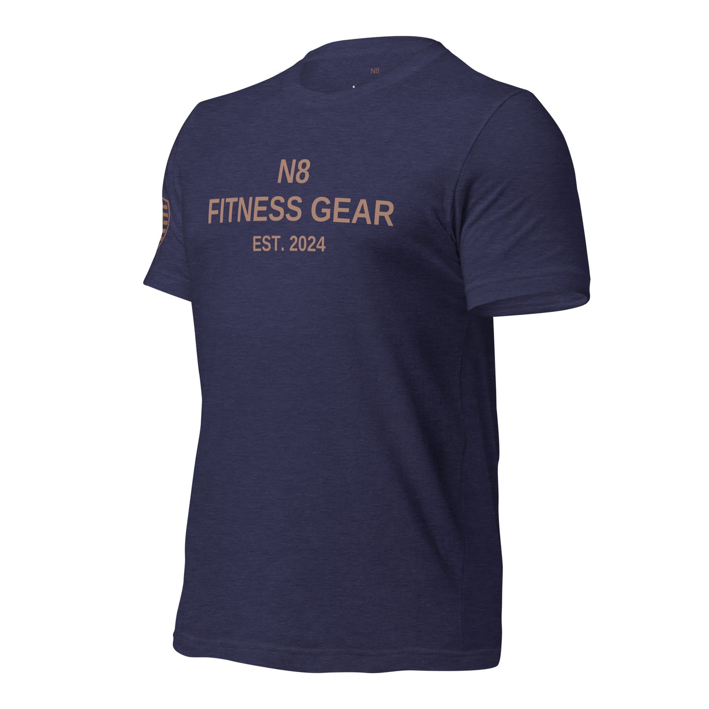 Men’s Fitness Gear Tee - Heather Navy/Espresso