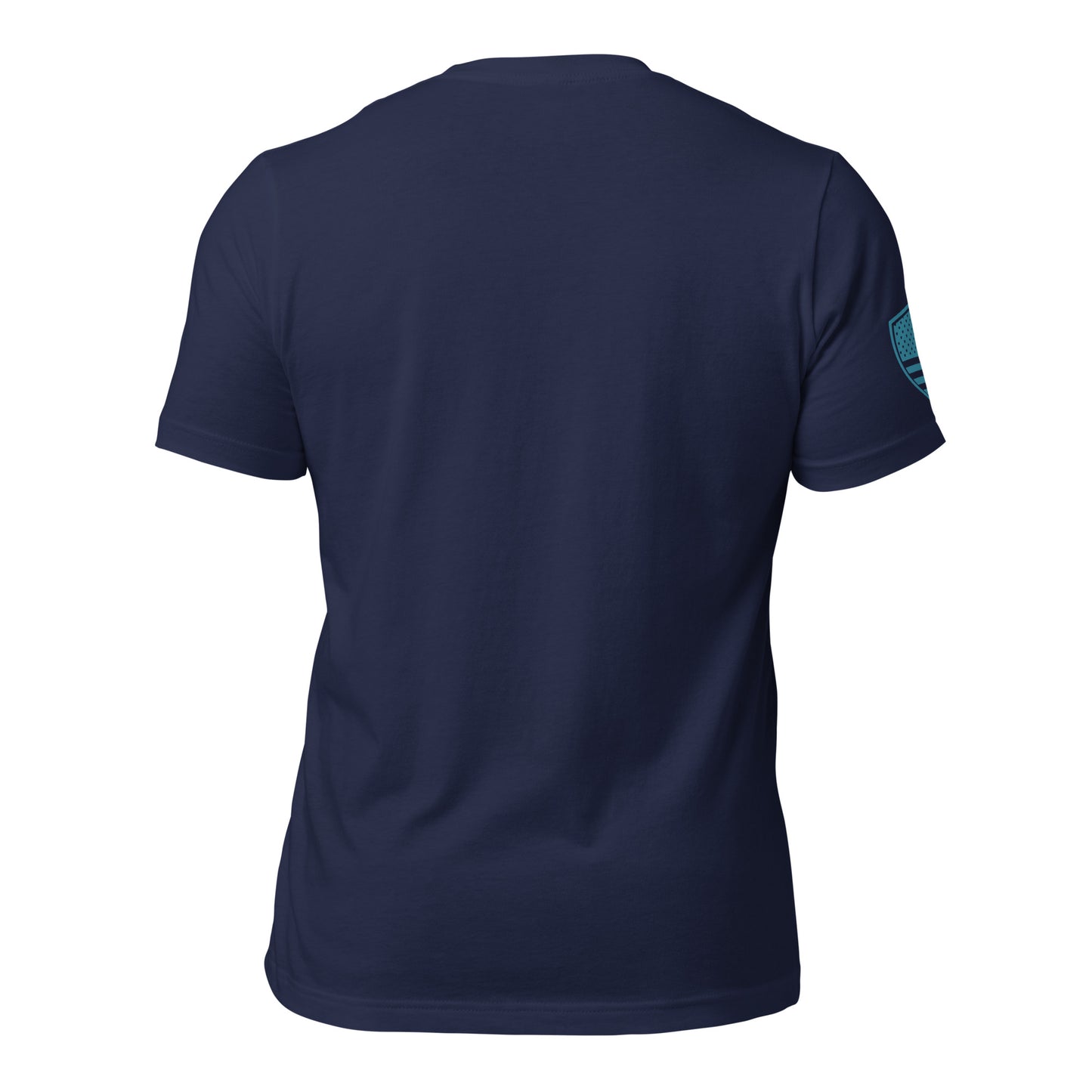 Men's Fitness Gear Tee - Navy/Teal