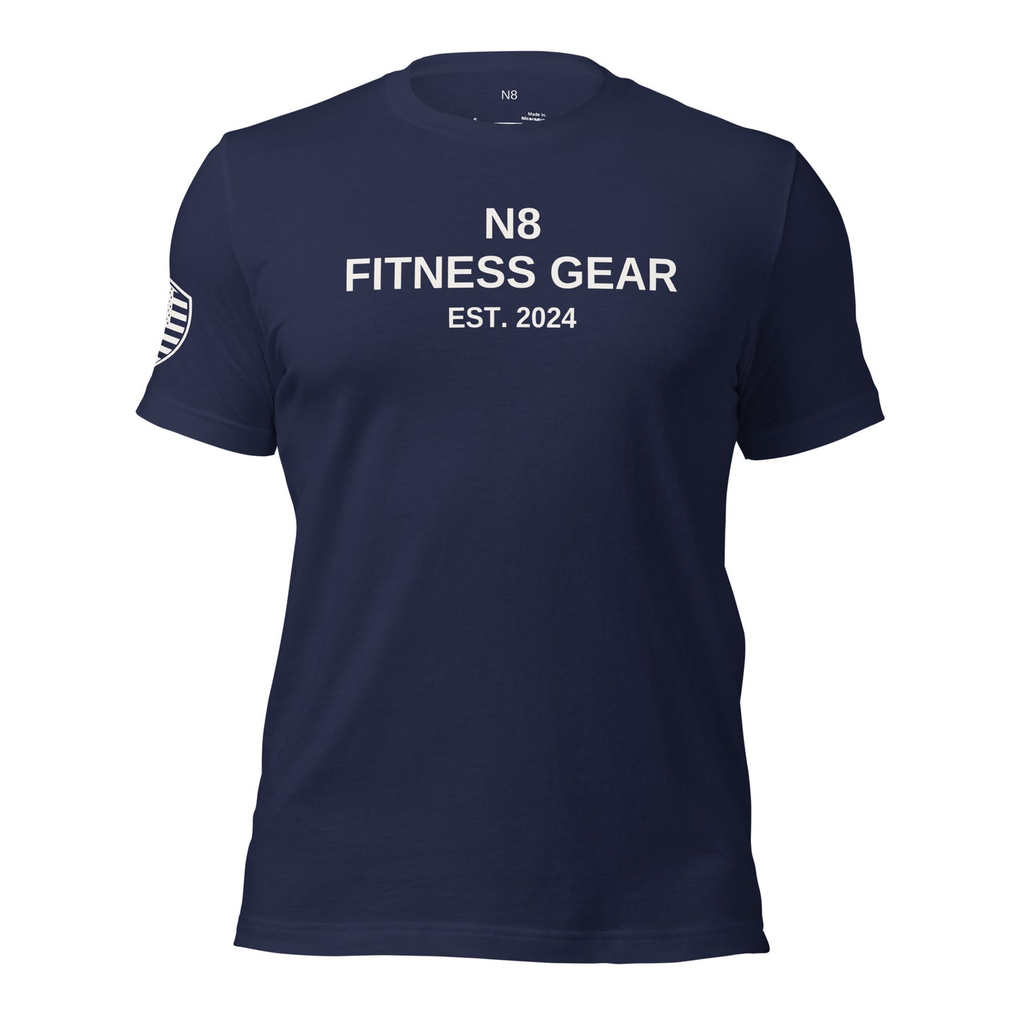 Men's Fitness Gear Tee - Navy/Oatmeal