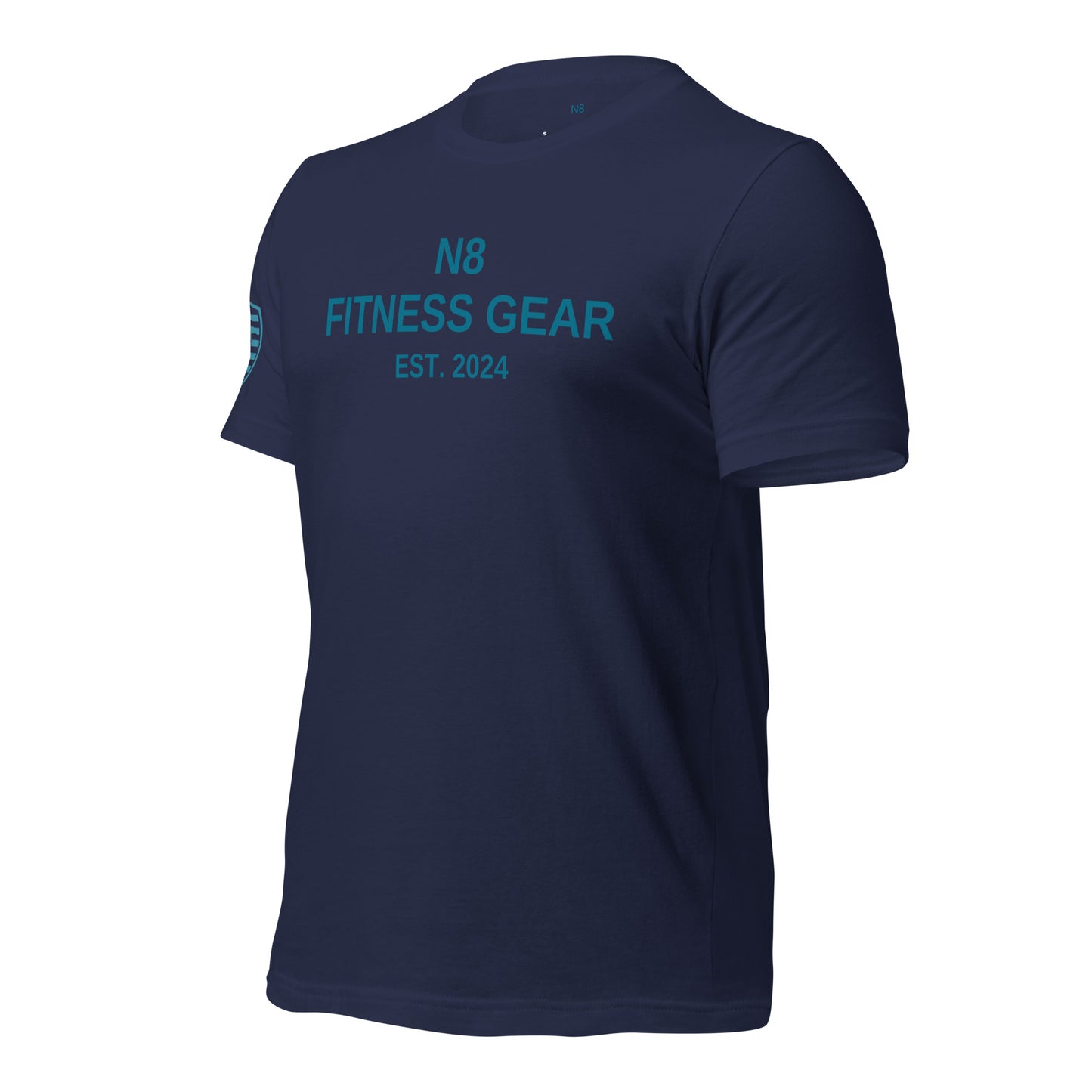 Men's Fitness Gear Tee - Navy/Teal