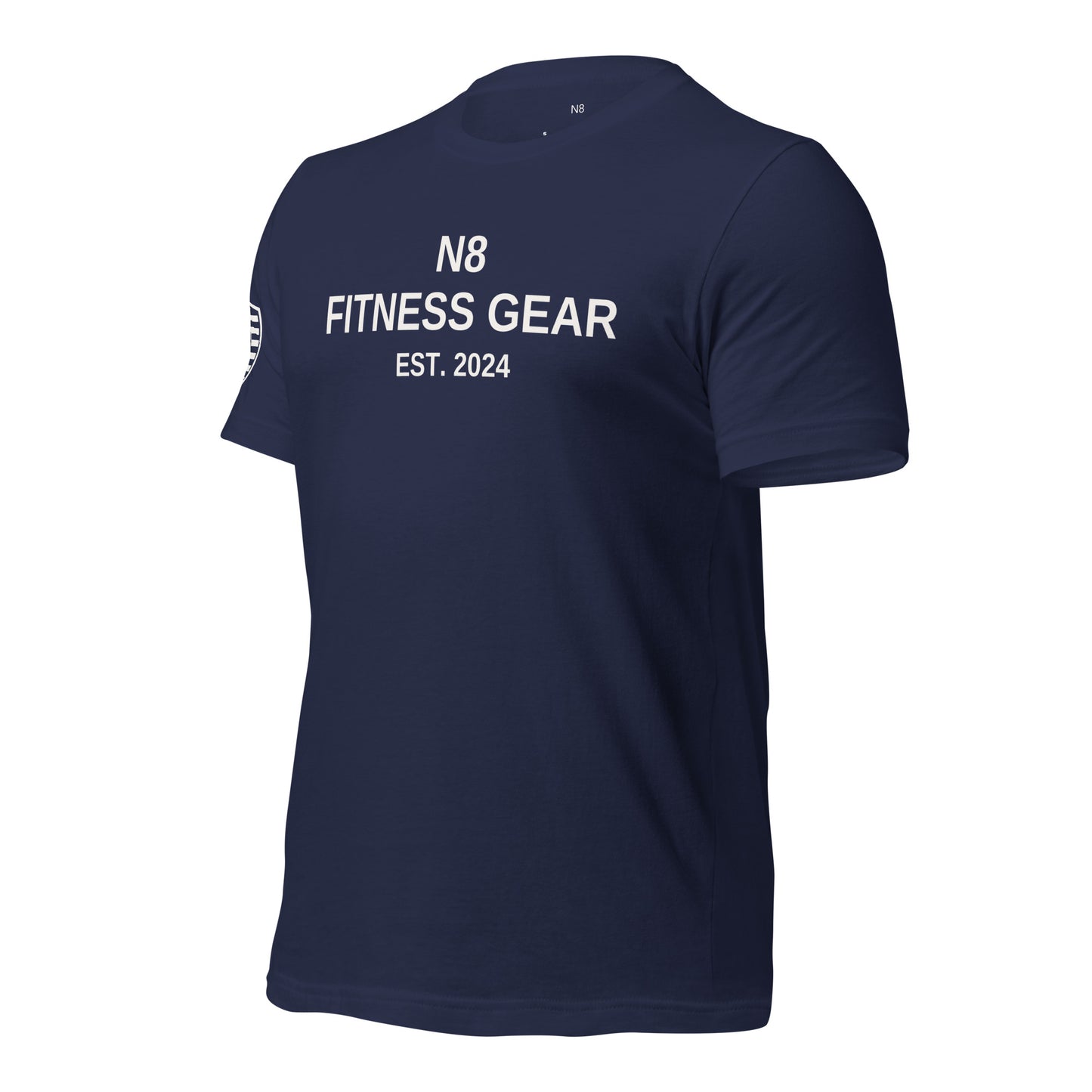 Men's Fitness Gear Tee - Navy/Oatmeal