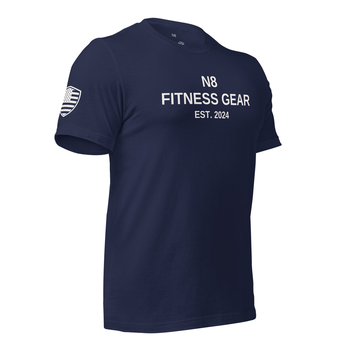 Men's Fitness Gear Tee - Navy/Oatmeal